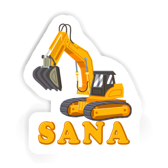 Sticker Excavator Sana Gift package Image