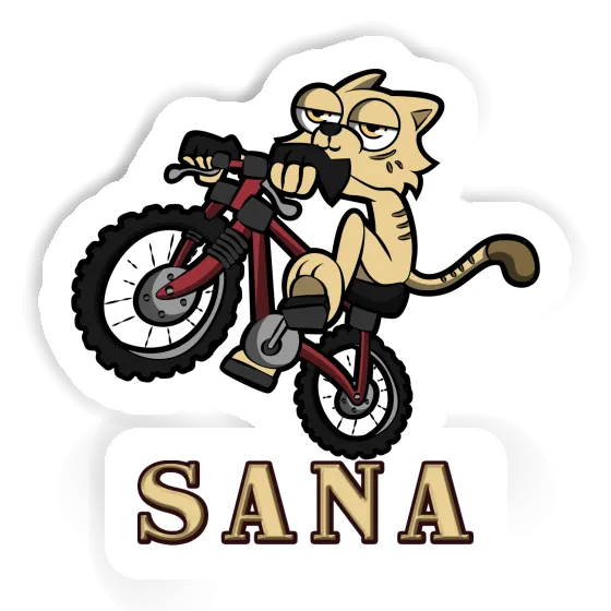 Aufkleber Fahrradkatze Sana Laptop Aufkleber Fahrradkatze Sana Laptop Image