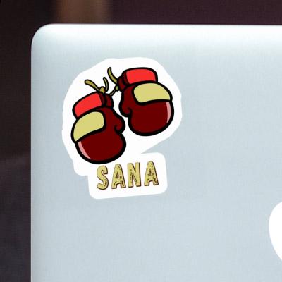 Boxhandschuh Sticker Sana Notebook Image