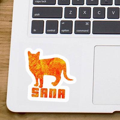 Sana Autocollant Chat Laptop Sana Autocollant Chat Laptop Image