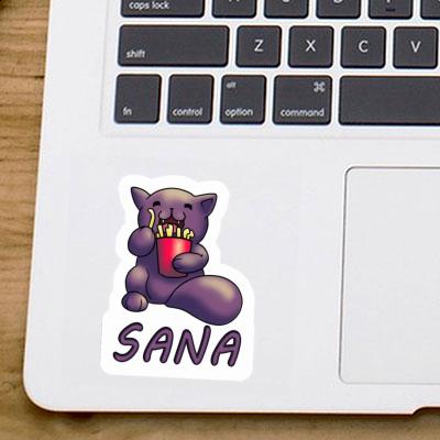 Sana Autocollant Chat-frites Laptop Sana Autocollant Chat-frites Laptop Image