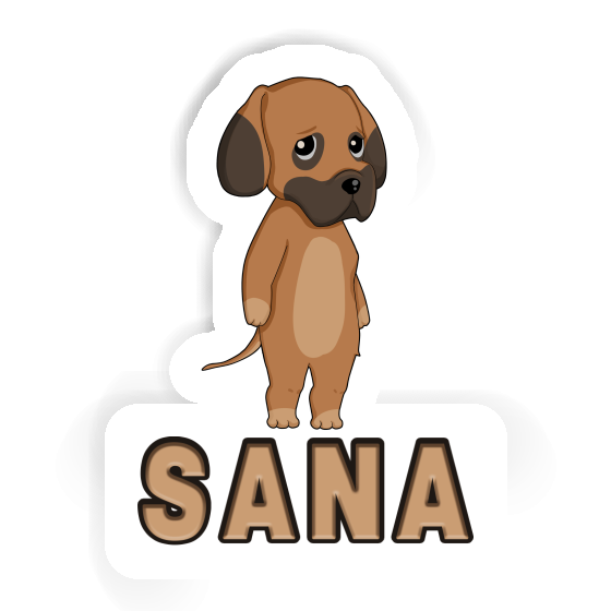 Autocollant Sana Dogue allemand Notebook Autocollant Sana Dogue allemand Gift package Image