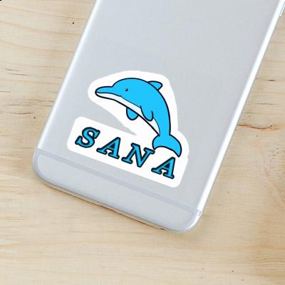 Autocollant Sana Dauphin Notebook Image