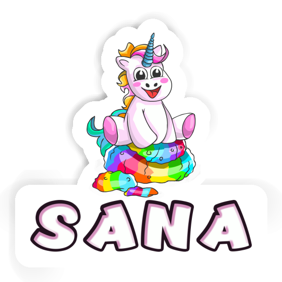 Baby licorne Autocollant Sana Gift package Image