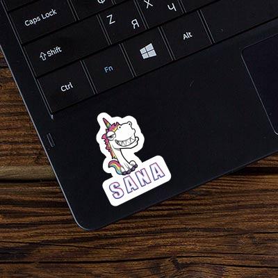 Sana Autocollant Licorne Notebook Image