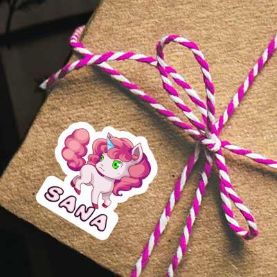 Autocollant Licorne Sana Notebook Autocollant Licorne Sana Gift package Image