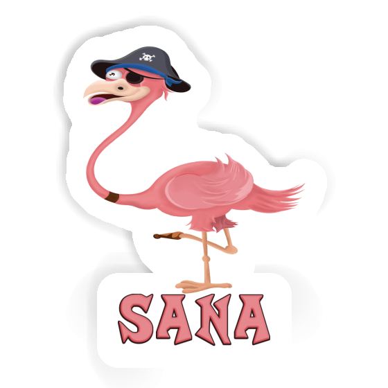 Autocollant Flamant Sana Gift package Image