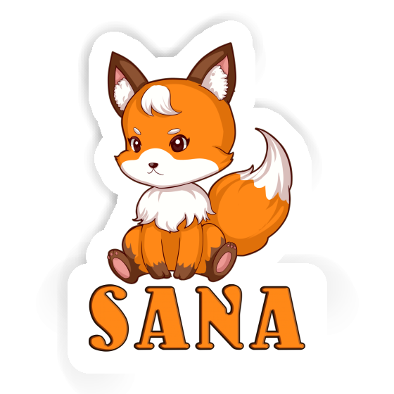 Sticker Sana Fox Gift package Image