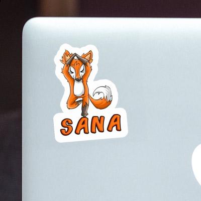 Sana Sticker Yoga Fox Notebook Sana Sticker Yoga Fox Gift package Image