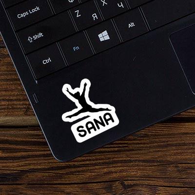 Sana Aufkleber Gymnastin Laptop Sana Aufkleber Gymnastin Laptop Image