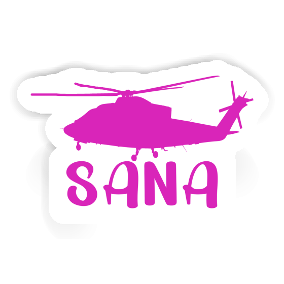 Sana Autocollant Hélicoptère Laptop Image