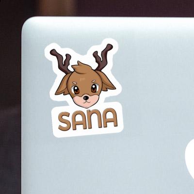 Tête de cerf Autocollant Sana Notebook Tête de cerf Autocollant Sana Gift package Image