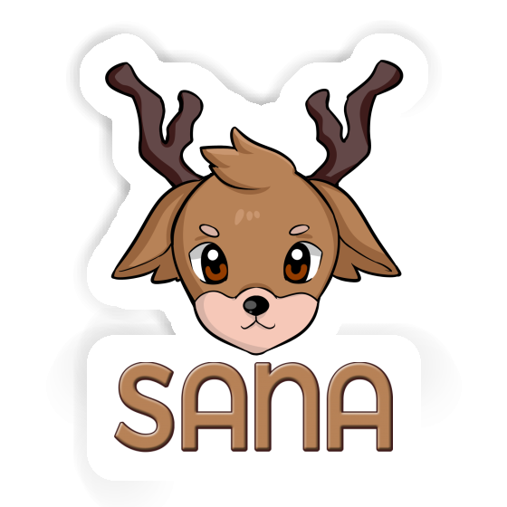 Tête de cerf Autocollant Sana Laptop Tête de cerf Autocollant Sana Laptop Image