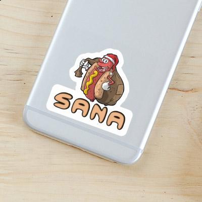 Sticker Sana Christmas Hot Dog Notebook Sticker Sana Christmas Hot Dog Gift package Image