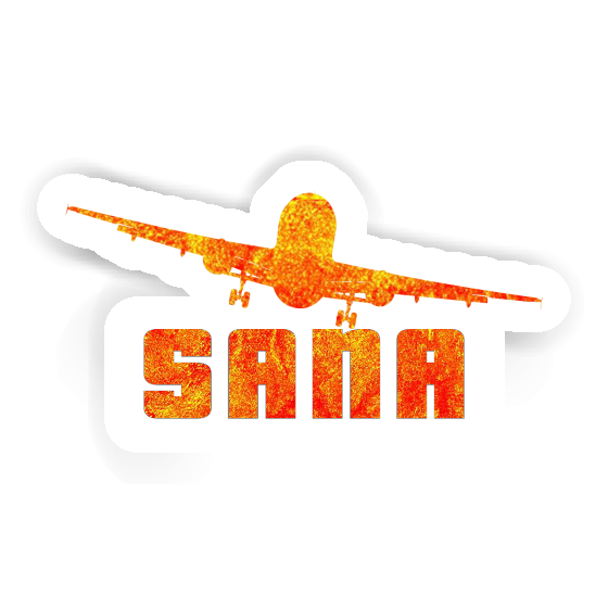 Sana Autocollant Avion Laptop Image
