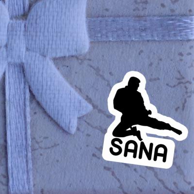 Sana Aufkleber Karateka Notebook Image