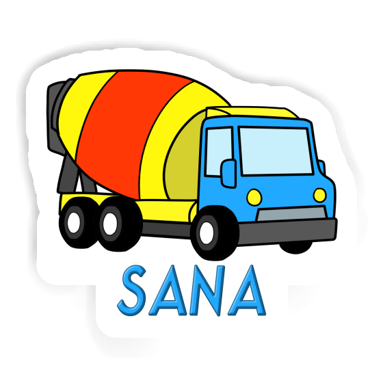 Sticker Sana Mixer Truck Notebook Sticker Sana Mixer Truck Notebook Image