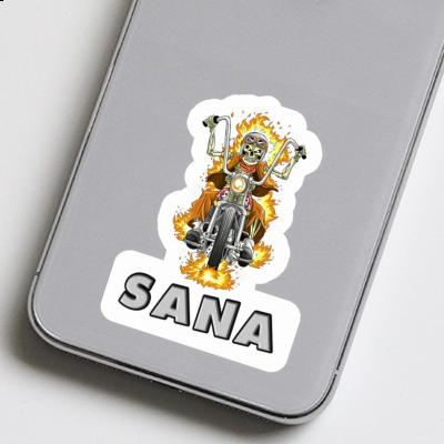 Autocollant Motocycliste Sana Notebook Autocollant Motocycliste Sana Gift package Image