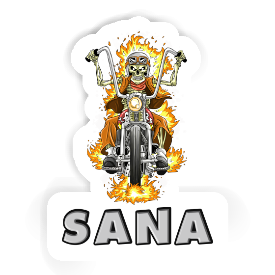 Autocollant Motocycliste Sana Notebook Autocollant Motocycliste Sana Gift package Image