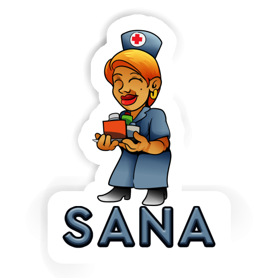 Sana Autocollant Infirmière Sana Autocollant Infirmière Image