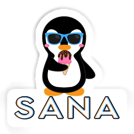 Sana Autocollant Pingouin Laptop Image