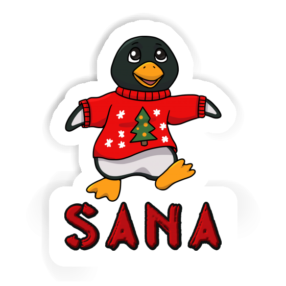 Autocollant Pingouin de Noël Sana Notebook Autocollant Pingouin de Noël Sana Gift package Image