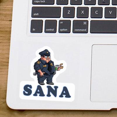 Sana Autocollant Policier Notebook Sana Autocollant Policier Gift package Image