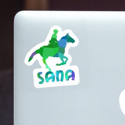 Sana Autocollant Cavalière Notebook Image