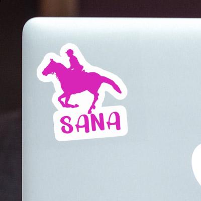 Sana Autocollant Cavalière Image