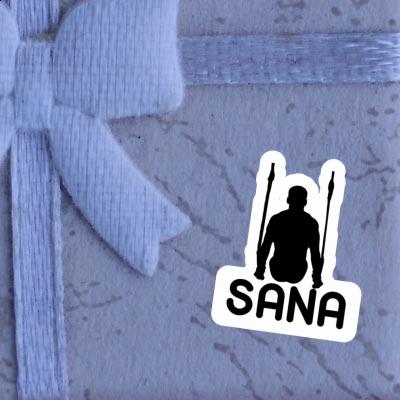 Autocollant Sana Gymnaste aux anneaux Notebook Image