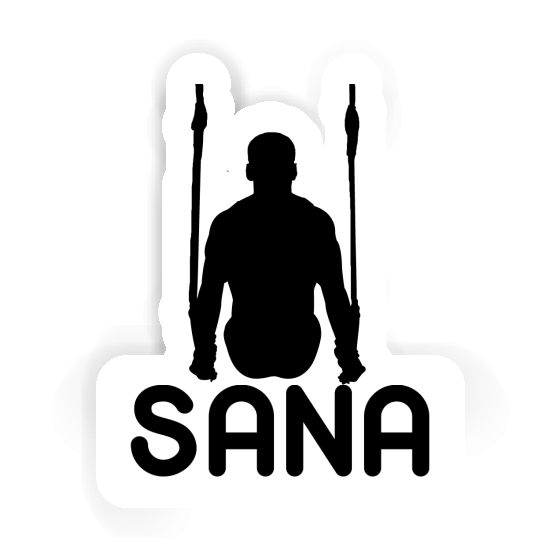 Autocollant Sana Gymnaste aux anneaux Gift package Image