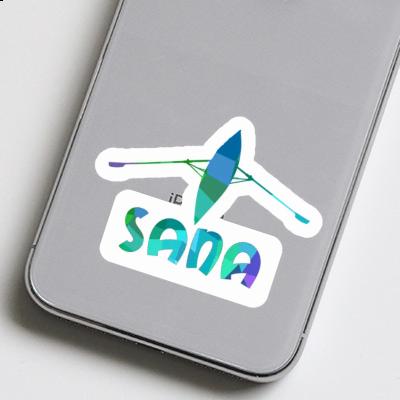Bateau à rames Autocollant Sana Notebook Bateau à rames Autocollant Sana Gift package Image