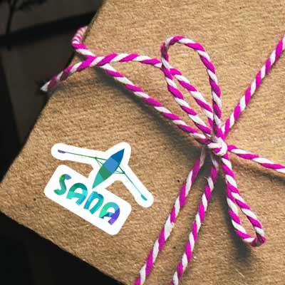 Bateau à rames Autocollant Sana Notebook Bateau à rames Autocollant Sana Gift package Image