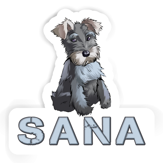 Sana Autocollant Schnauzer Sana Autocollant Schnauzer Image