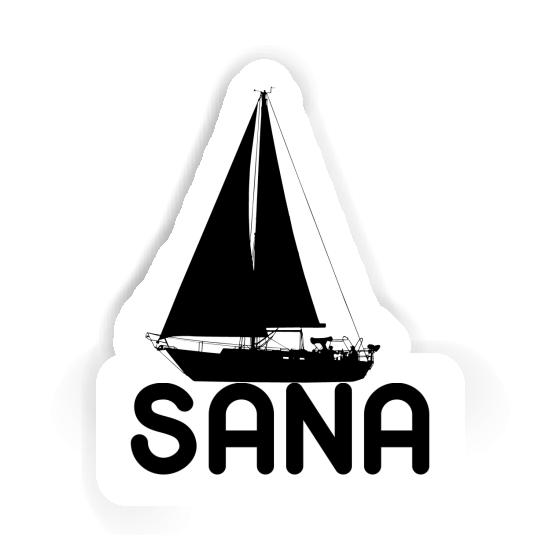 Sana Sticker Sailboat Laptop Image