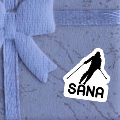 Autocollant Sana Skieuse Laptop Image