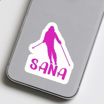 Sana Autocollant Skieuse Image