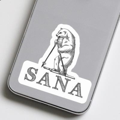 Autocollant Skieur Sana Gift package Image