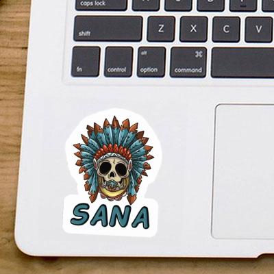 Aufkleber Baby Totenkopf Sana Image
