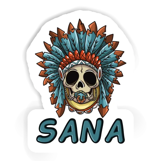 Aufkleber Baby Totenkopf Sana Gift package Image