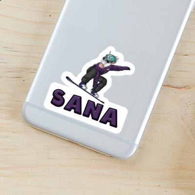 Sana Sticker Snowboarder Sana Sticker Snowboarder Image