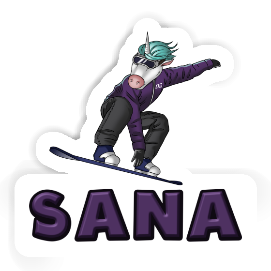 Autocollant Sana Snowboardeuse Gift package Image