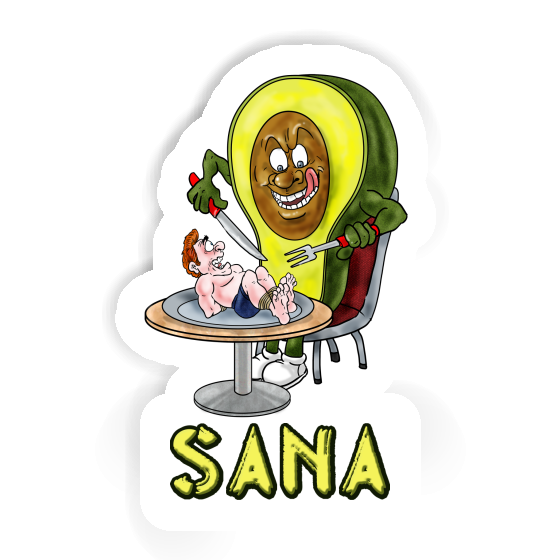 Autocollant Sana Avocat Laptop Image