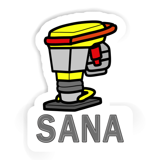 Sticker Vibratory Rammer Sana Notebook Sticker Vibratory Rammer Sana Notebook Image