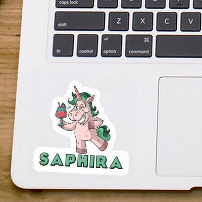 Sticker Saphira Party Unicorn Laptop Sticker Saphira Party Unicorn Laptop Image