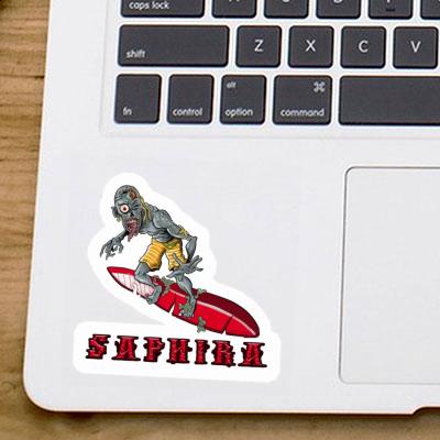 Aufkleber Saphira Surfer Notebook Aufkleber Saphira Surfer Notebook Image