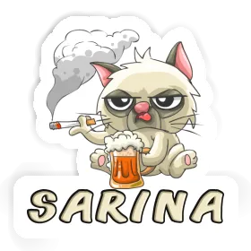 Bad Cat Autocollant Sarina Image