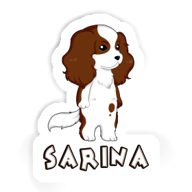 Autocollant Cavalier King Charles Spaniel Sarina Image