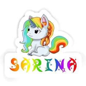 Sticker Sarina Unicorn Image