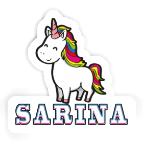 Autocollant Sarina Licorne Image